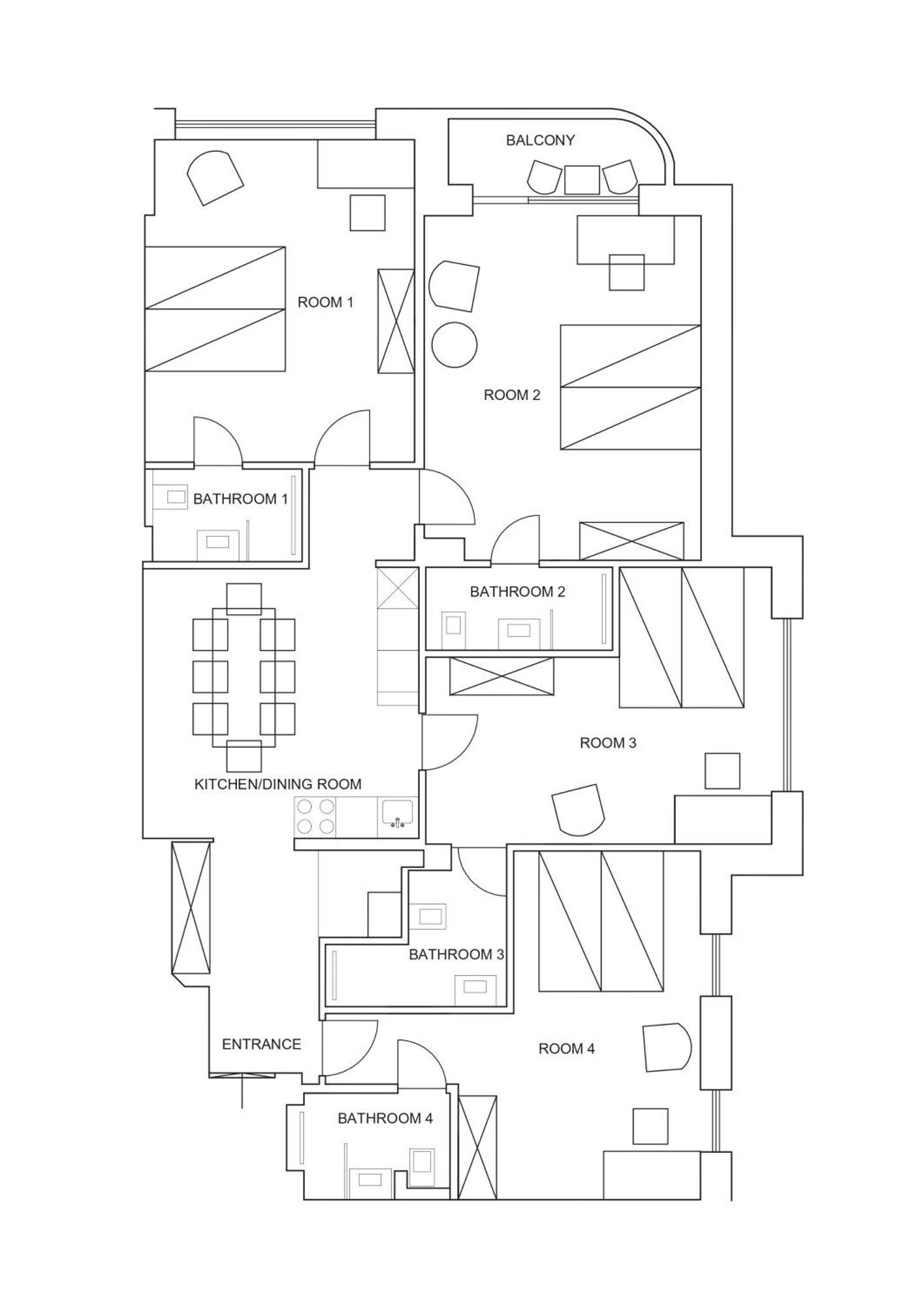 Vento - 120m2 Lakas, 4 Szoba, 4 Fuerdoszoba *